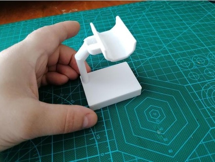 suporte xiaomi mi inteligente banda 4c kyowuave 3d print model - Mito3D