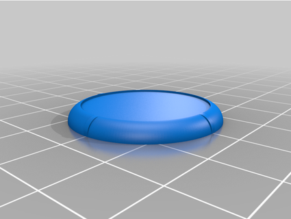 30mm round lipped base arc markers abbedabbe 3d print model - Mito3D
