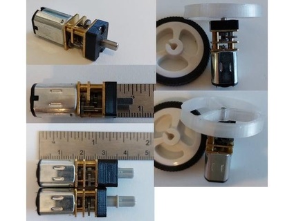 n20 gear motor shaft bearing reinforcement germanroboteersassociation 3d print model - Mito3D