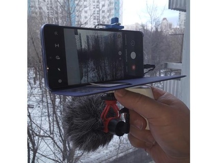 Griff Mikrofon Smartphone Demchuk 3d print model - Mito3D