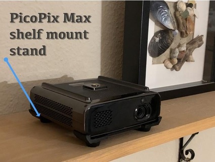 philips picopix max In piedi mensola posizionamento rapinare rocce 3d print model - Mito3D