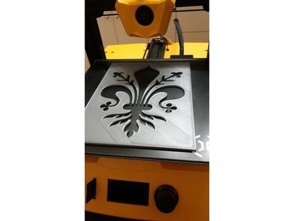 maschera giglio firenze - lily mask florence starsc 3d print model - Mito3D
