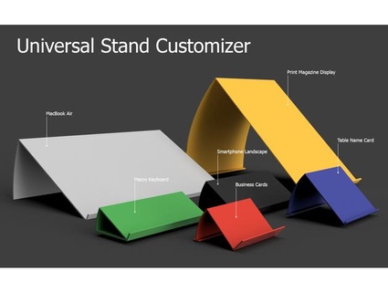 universal stand customizer ioio72 3d print model - Mito3D