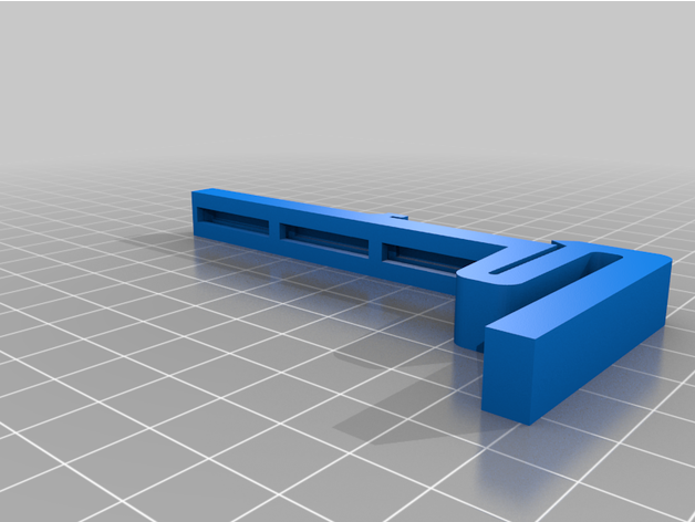 evrensel din Demiryolu binmek evrenselleştirilmiş hutschienen halterung salimarcel01 3D print model - Mito3D