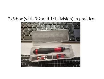 personalizable caja divisores gziegler69 3d print model - Mito3D