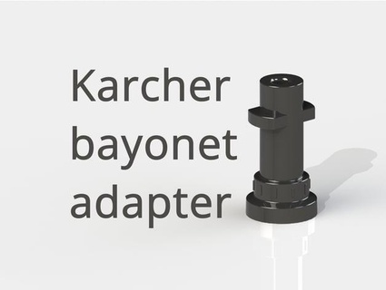 karcher baionetta adattatore kaosuneko 3d print model - Mito3D
