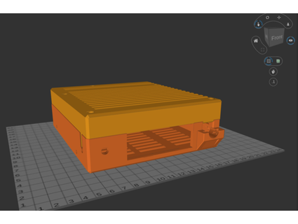 dueto 3d mini 5+ ethernet caja pensamiento 3d print model - Mito3D