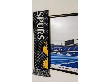 soccer scarf hanger unomar 3d print model - Mito3D