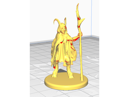thiefling druid s0ultec 3d print model - Mito3D