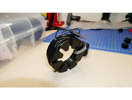 câble bobine titulaire soutien organisateur 3d print model - Mito3D