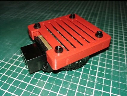 raspberry pi - hq camera ventilated cover br design 3d print model - Mito3D