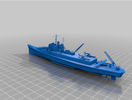 nunatak class cruiser onintothevalleyofdeathroadthe600 3d print model - Mito3D