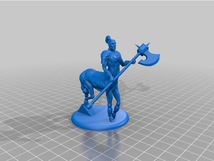 centaur dnd psychicrhino 3d print model - Mito3D