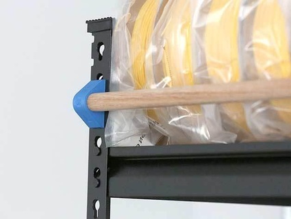 shelving rod bracket department nine 3d print model - Mito3D