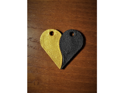 heart pendants madeincaion 3d print model - Mito3D