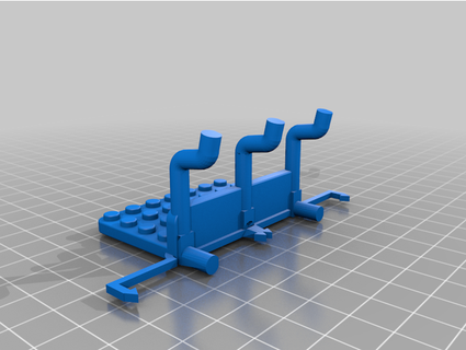 pannello forato Lego canton09 3d print model - Mito3D