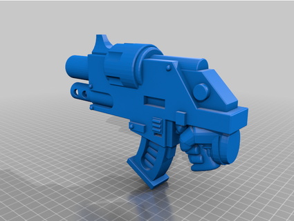 phobos pettern combi grenade launcher magosterra 3d print model - Mito3D