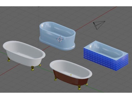 vasche bagno ziafa 3d print model - Mito3D