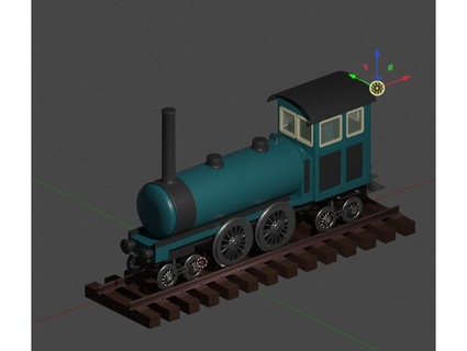 vapore locomotiva ziafa 3d print model - Mito3D