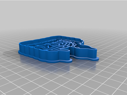 intestine cookie cutter carriestoddard 3d print model - Mito3D
