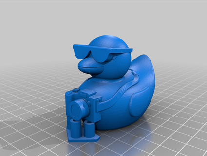 tourist duck repaired larger guysoft 3d print model - Mito3D