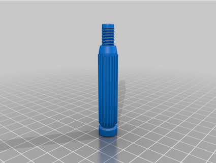 dremel collet handle hand drill akalomen76 3d print model - Mito3D