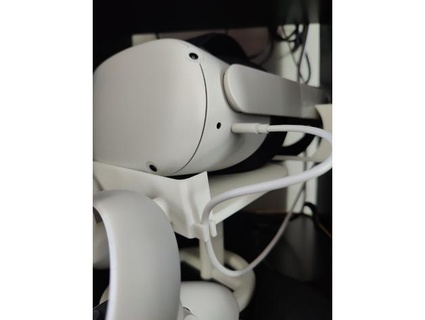 Oculus arayış 2 ayakta durmak seçkinler kayış kablo Kulp destek doggyben 3d print model - Mito3D
