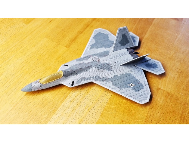 f22 raptor waseem 3D print model - Mito3D