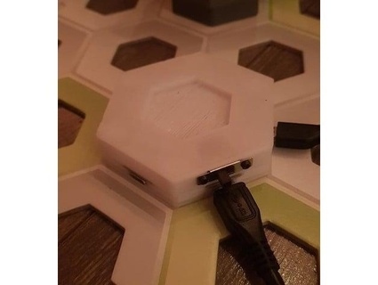 gravitrax micro USB centre Josué 3d print model - Mito3D