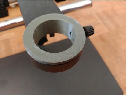 adaptör video mikroskop lens 50 40 mm br tasarım 3d print model - Mito3D