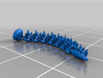 rock dragon 3dcustomsclt 3d print model - Mito3D