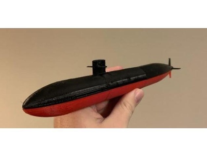 ssn688 los angeles class submarine split bivonator 3d print model - Mito3D