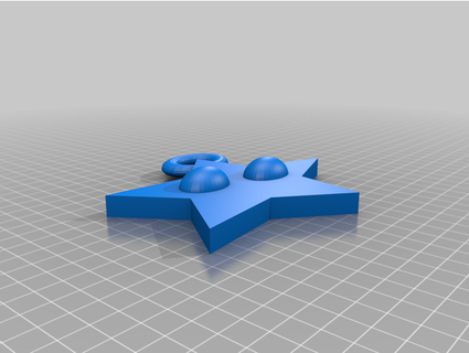 happy star rollercart 3d print model - Mito3D