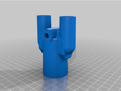 cpap hose adapter lcecil 3d print model - Mito3D