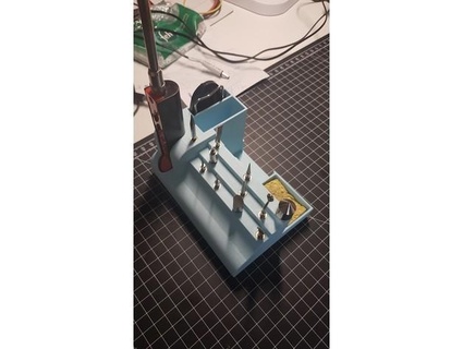 modifi3d pro tool holder bigger + soldering sponge trohn javolta 3d print model - Mito3D
