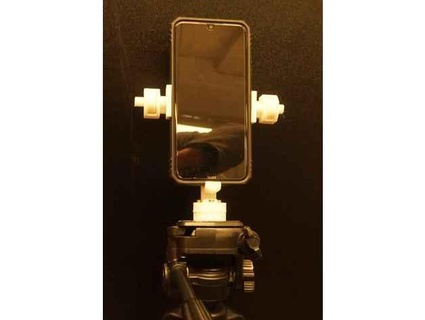 phone holder camera stand adaptor remix remi-rafael 3d print model - Mito3D