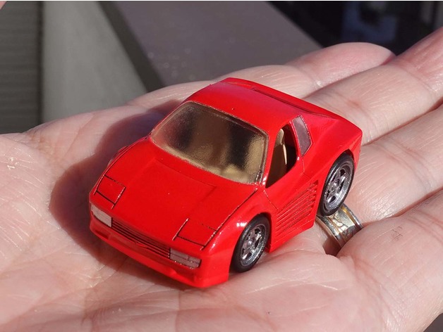 Ferrari Testarossa dendeba 3D print model - Mito3D