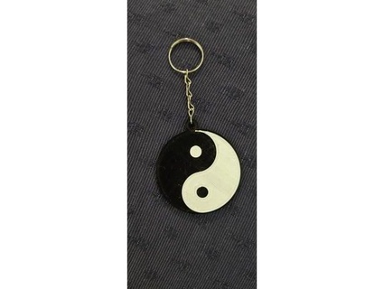 ying yang keichain taoïsme symbole wellingtonspock 3d print model - Mito3D