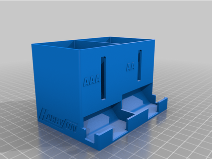 batería dispensador aaa aa odoharryson 3d print model - Mito3D