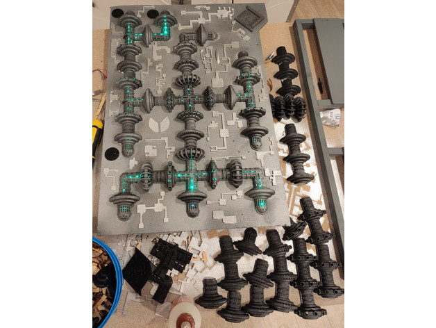 modular sci fi veleta paneles capnplaga 3D print model - Mito3D