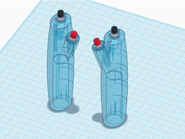 2 button voar bastão firmeza Marcus Feiffer 3D print model - Mito3D