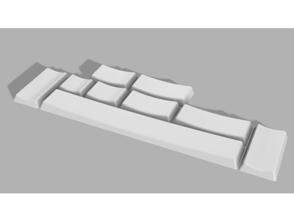 keycap set kailh choc switches ziemniaczenka 3d print model - Mito3D
