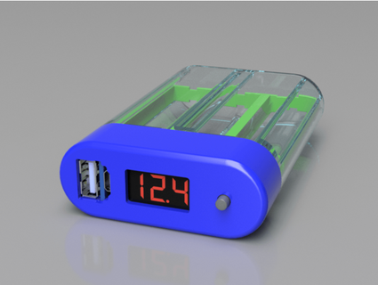 power bank dantech 3d print model - Mito3D