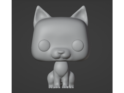 funko pop cat acaballerom 3d print model - Mito3D