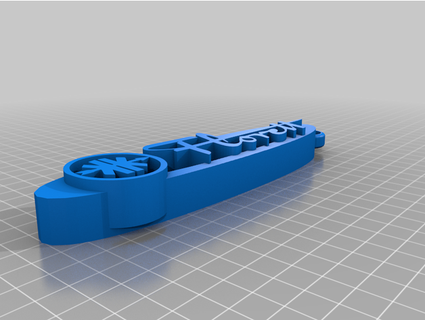 Kreidler florett Schlüssel Kette jaguiconta 3d print model - Mito3D