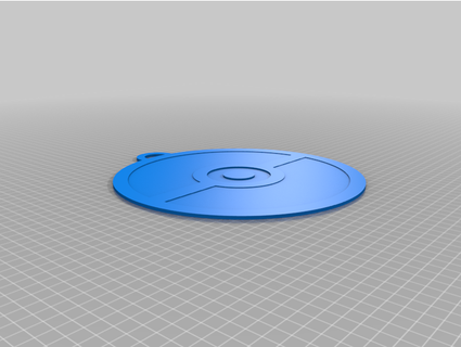 düz pokeball pokemon askı emas1 3d print model - Mito3D