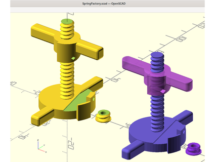 Primavera fábrica paramétrico jshessen 3d print model - Mito3D