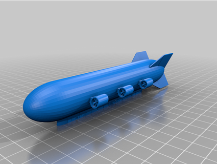 bumblebee carrier airship kyler999 3d print model - Mito3D