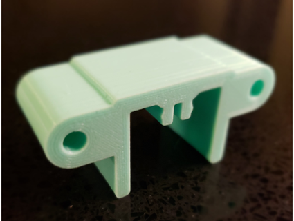 2020 profile v-slot clip base mounting holes carrtoon 3d print model - Mito3D