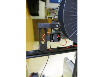 filament guider s'épuiser capteur ender 3 direct conduire docwoelle 3d print model - Mito3D